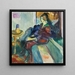 modelu siedzącego na kanapie II - Edvard Munch — oprawiony obraz na ścianie
