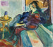 modelu siedzącego na kanapie II - Edvard Munch — widok dzieła