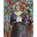 Reprodukcja obrazu Model w ogrodzie - Edvard Munch