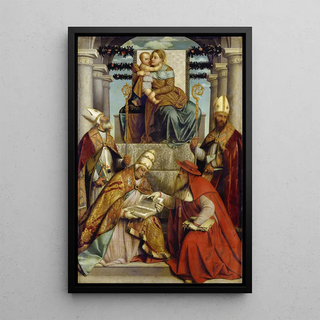 Moretto Da Brescia - Virgin and Child Enthroned with the Four Fathers of the Latin Church.webp