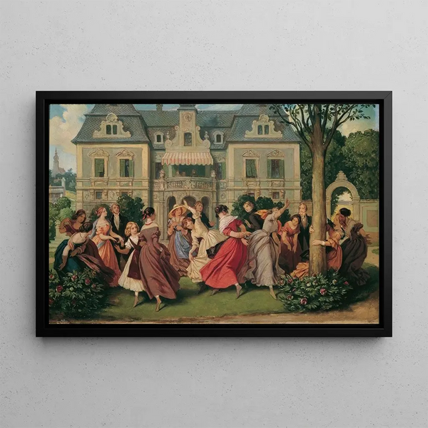 Moritz von Schwind - Gesellschaftsspiel.webp