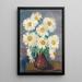Bukiet margerytek - Moïse Kisling — oprawiony obraz na ścianie