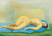 Młoda naga kobieta leżąca - Moïse Kisling — widok dzieła