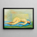 Młoda naga kobieta leżąca - Moïse Kisling — oprawiony obraz na ścianie