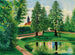 Park i basen zamku Gressy - Moïse Kisling — widok dzieła