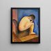 Nie siadam - Moïse Kisling — oprawiony obraz na ścianie