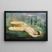 Nu w trawie - Moïse Kisling — oprawiony obraz na ścianie