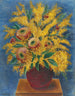 Róże i mimosy - Moïse Kisling — widok dzieła