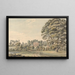 Maison Bevere niedaleko North Claines, Worcestershire - Moses Griffith — oprawiony obraz na ścianie