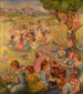 Dzieci bawiące się i uprawiające sport I - Moses Soyer — widok dzieła