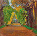 Motyw parku Schlopark w Jevisovice - Carl Moll — widok dzieła