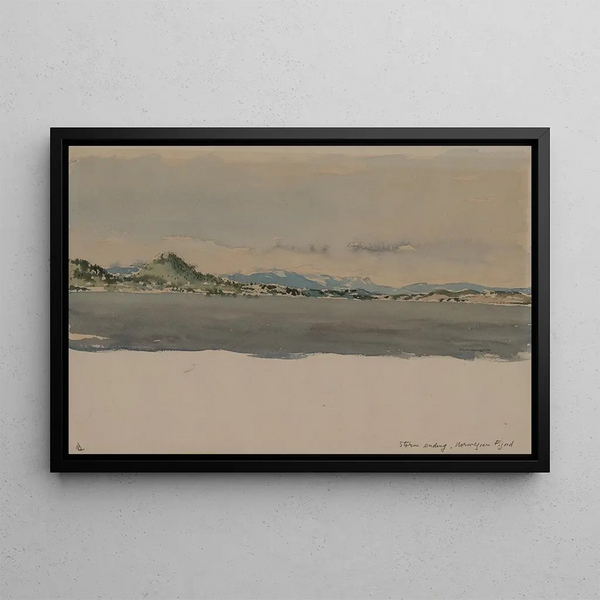 Muirhead Bone - Storm Ending Norwegian Fijord.webp