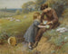Pierwiosnki - Myles Birket Foster — widok dzieła
