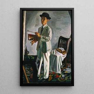 Narashige Koide - SelfPortrait with a Hat.webp