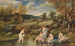 Les Baigneuses - Narcisse Virgile Diaz de la Peña — widok dzieła