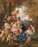 Nymphes et Amours - Narcisse Virgile Diaz de la Peña — widok dzieła