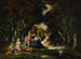 Część wiejskiej scenerii - Narcisse Virgile Diaz de la Peña — widok dzieła