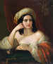 Portret kobiety orientalnej - Natale Schiavoni — widok dzieła