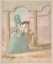 Miss Peagreens, Papa i Maman spacerujący po miejscach publicznych w miejscu kąpielowym - Nathaniel Dance Holland — widok dzieła