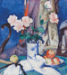 Martwa natura: Jabłka i Róże - Samuel John Peploe — widok dzieła