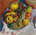 Martwa natura Trzy kiście winogron - Pierre Bonnard — widok dzieła