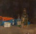 Martwa natura z miską z tuszem - Fritz Rojka — widok dzieła