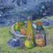 Martwa natura z butelkami i owocami - Alexej von Jawlensky — aranżacja we wnętrzu