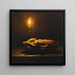 Martwa natura z cukiniami - Petrus van Schendel — oprawiony obraz na ścianie