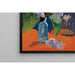 Reprodukcja obrazu martwa natura z kwiatami i idolem - Paul Gauguin