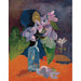 Reprodukcja obrazu martwa natura z kwiatami i idolem - Paul Gauguin