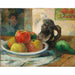Reprodukcja obrazu Martwa natura z jabłkami, gruszką i dzbankiem, portret z ceramiki - Paul Gauguin