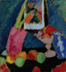 Martwa natura z fioletową miską - Alexej von Jawlensky — widok dzieła