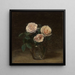 Martwa natura z wazonem z ostrokrzewem, miską wiśni, miską japońską i filiżanką ze spodkiem - Henri Fantin-Latour — oprawiony obraz na ścianie