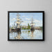 Reprodukcja obrazu Statki na koniach na Sekwanie w Rouen autorstwa Claude Monet