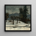 Śnieg - Gustave Courbet — oprawiony obraz na ścianie