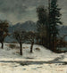 Śnieg - Gustave Courbet — widok dzieła