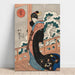 Reprodukcja obrazu Śnieg; piękno na werandzie (połowa XIX wieku) - Utagawa Kuniyoshi