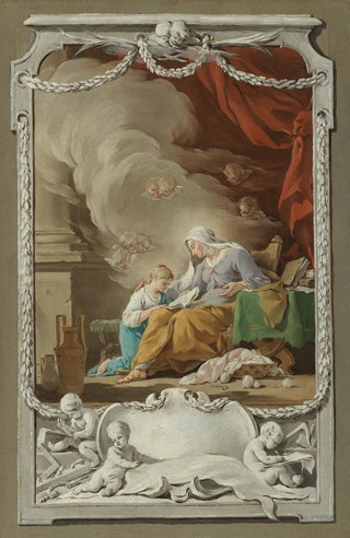Nel Hall - St Anne Revealing to the Virgin the Prophecy of Isaiah.webp