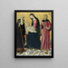 La Vierge à l'Enfant avec saint Antoine Abbé et saint Sigismond - Neroccio de' Landi — oprawiony obraz na ścianie