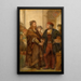 Albrecht Dürer odwiedzający Quinten Massijs - Nicaise De Keyser — oprawiony obraz na ścianie