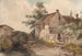 pejzaż z domem - Nicaise De Keyser — widok dzieła