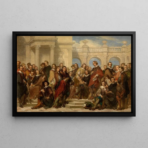 Malarze i graficy - Nicaise De Keyser — oprawiony obraz na ścianie