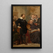 Pierre Paul Rubens w jego pracowni - Nicaise De Keyser — oprawiony obraz na ścianie