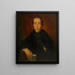 Le peintre Henri Leys - Nicaise De Keyser — oprawiony obraz na ścianie