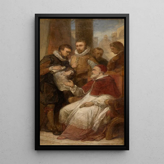 Nicaise De Keyser - The Painters Matthijs and Paul Bril in Rome.webp