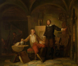 Nicaise De Keyser - The Studio of the Painter Joos van Craesbeeck.webp