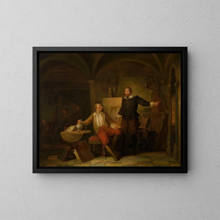 Nicaise De Keyser - The Studio of the Painter Joos van Craesbeeck.webp