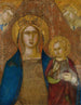 La Vierge à l'Enfant avec deux anges - Niccolò di ser Sozzo Tegliacci — widok dzieła