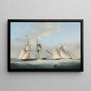 Nicholas Matthew Condy - A Schooner Yacht Of The Royal Western Yacht Club Off Teignmouth.webp