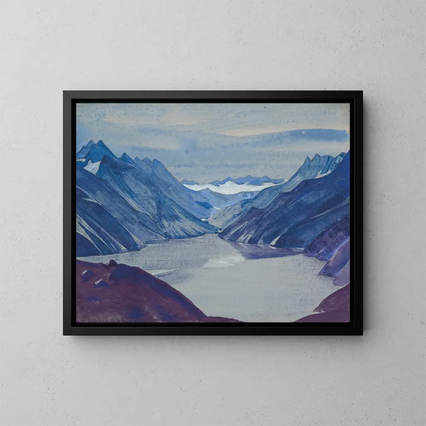Lac Nag - Nicholas Roerich — oprawiony obraz na ścianie